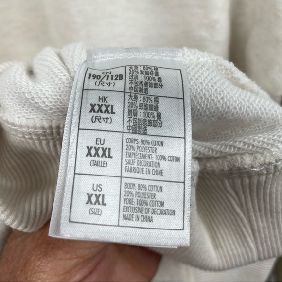 DISNEY PARKS NWT Stars Stripes  Men's Pullover 1/4 Zip Sweatshirt size 2XL - Picture 6 of 7